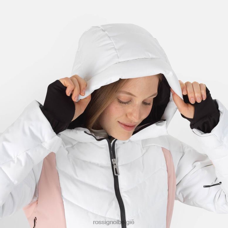 vrouwen Courbe optische ski-jas wit toppen Rossignol NF00D1130