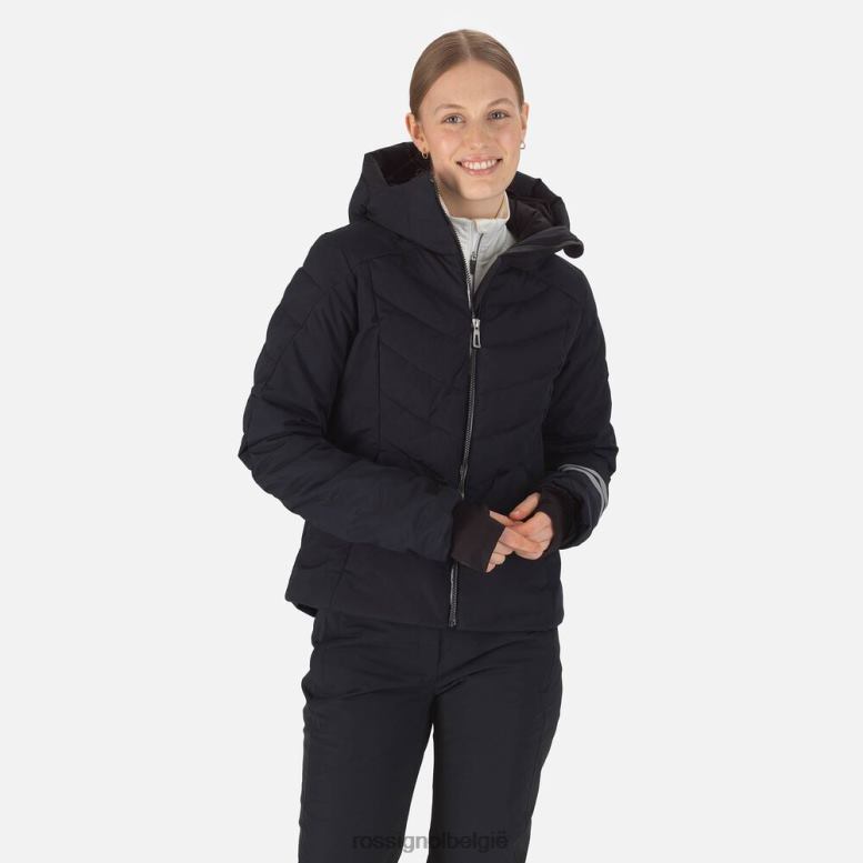 vrouwen Courbe ski-jas zwart toppen Rossignol NF00D1121