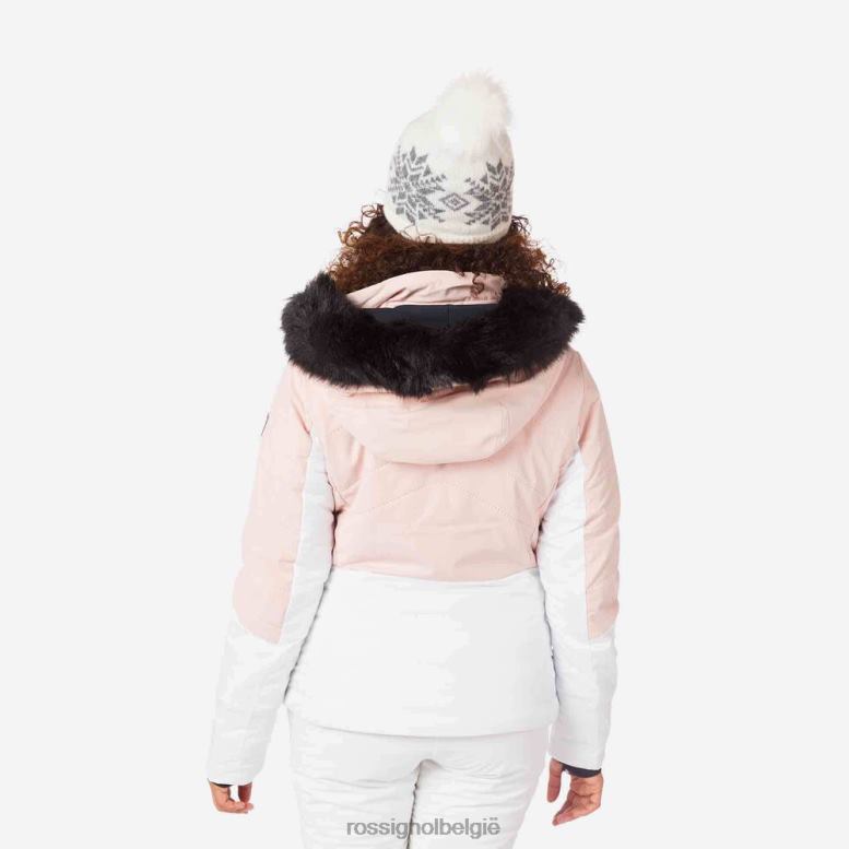 vrouwen Merino terrein ski-jas poederroze toppen Rossignol NF00D1018