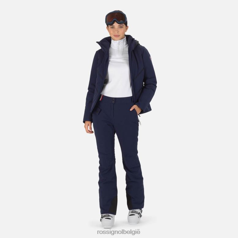 vrouwen Reageer merino ski-jas donkermarine toppen Rossignol NF00D791
