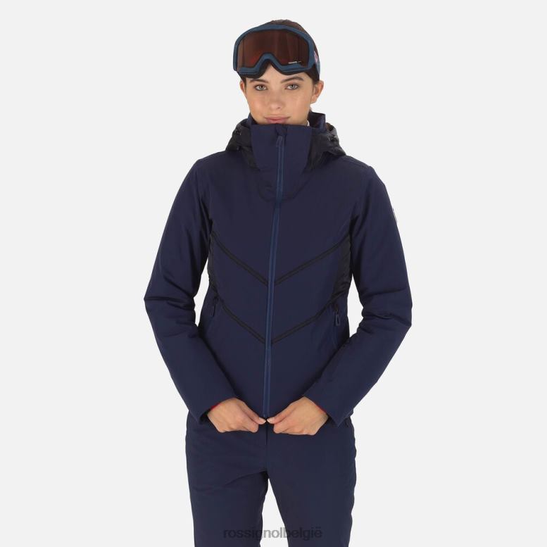 vrouwen Reageer merino ski-jas donkermarine toppen Rossignol NF00D791