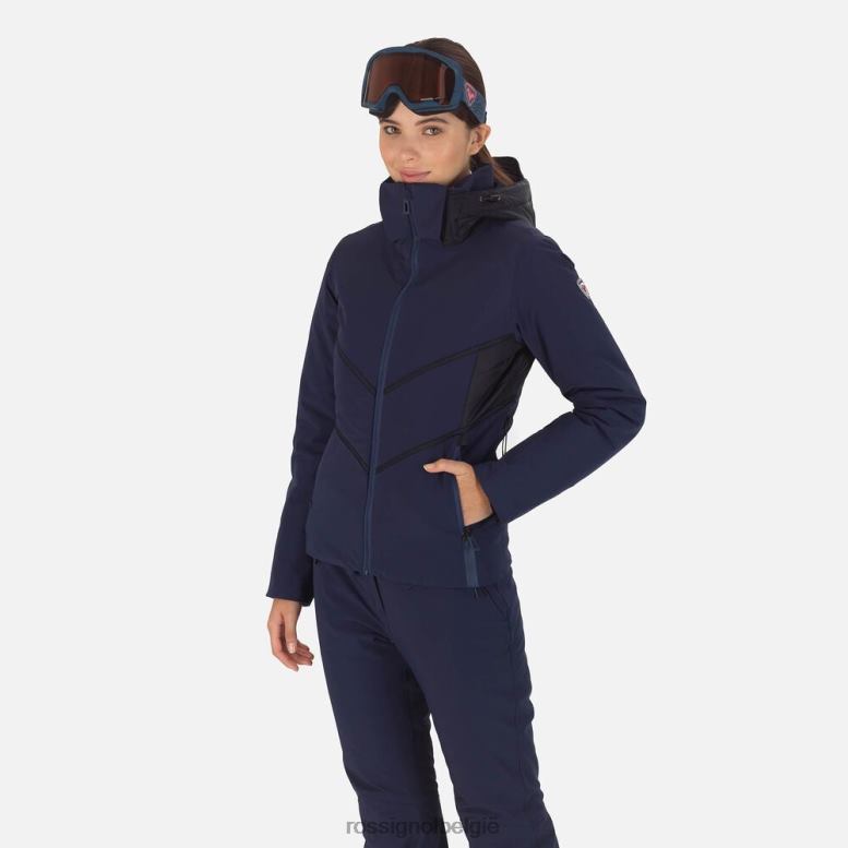 vrouwen Reageer merino ski-jas donkermarine toppen Rossignol NF00D791