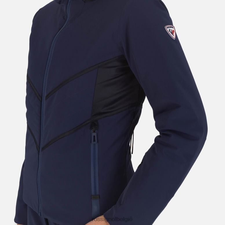 vrouwen Reageer merino ski-jas donkermarine toppen Rossignol NF00D791