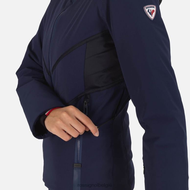 vrouwen Reageer merino ski-jas donkermarine toppen Rossignol NF00D791