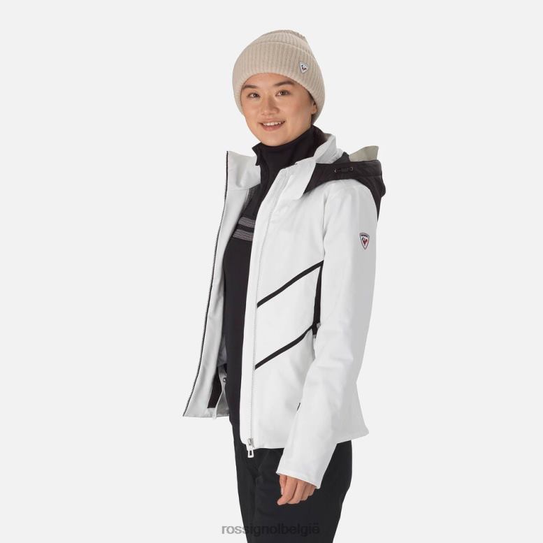 vrouwen Reageer merino ski-jas wit toppen Rossignol NF00D1060