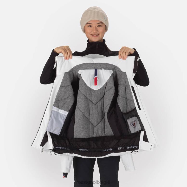 vrouwen Reageer merino ski-jas wit toppen Rossignol NF00D1060