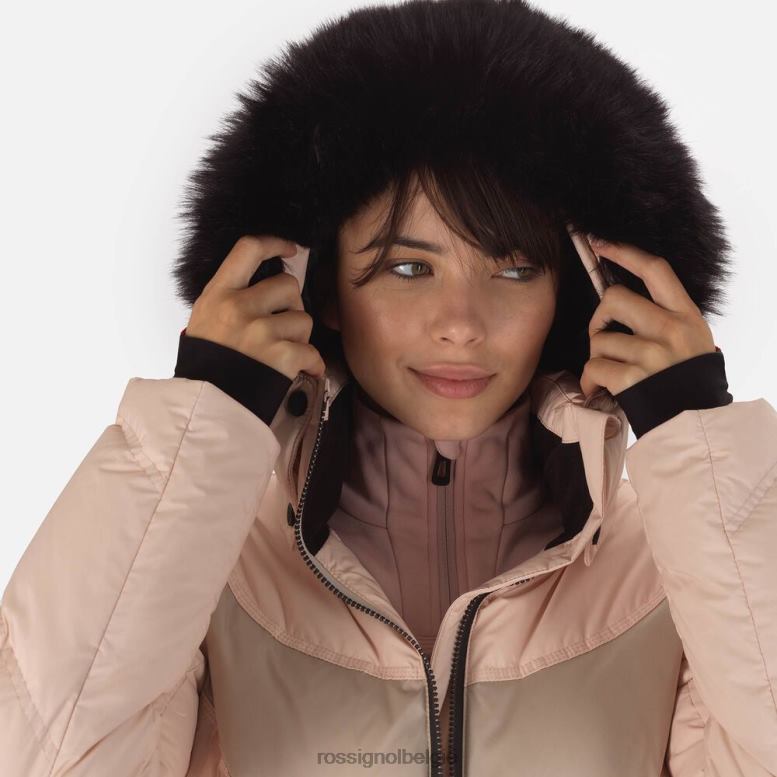 vrouwen kenmerkend donsski-jack poeder roze toppen Rossignol NF00D1070