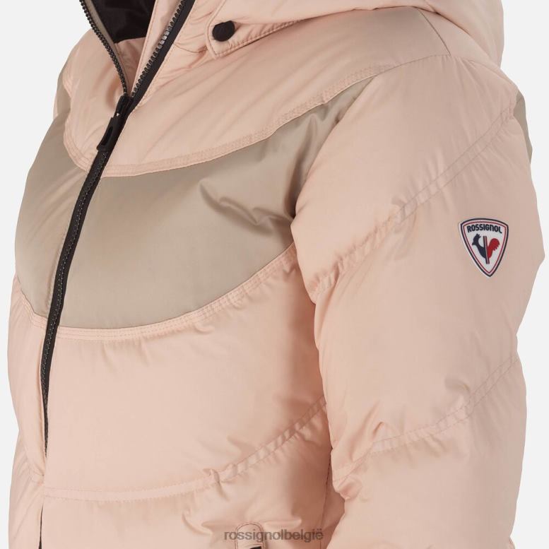 vrouwen kenmerkend donsski-jack poeder roze toppen Rossignol NF00D1070
