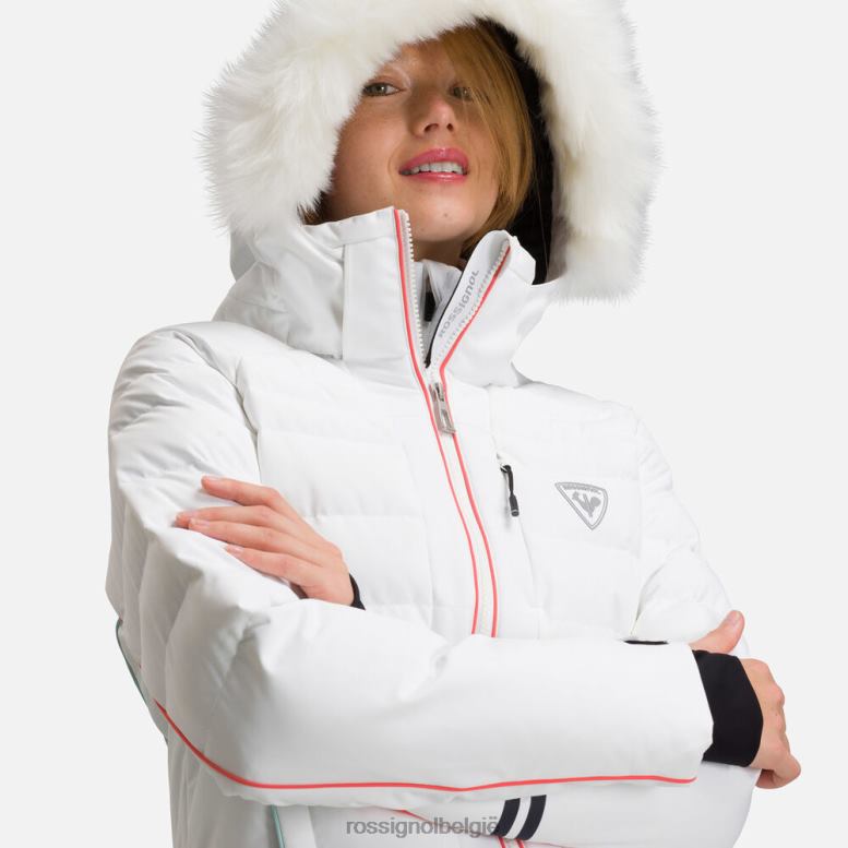 vrouwen rapide xp ski-jas wit toppen Rossignol NF00D783