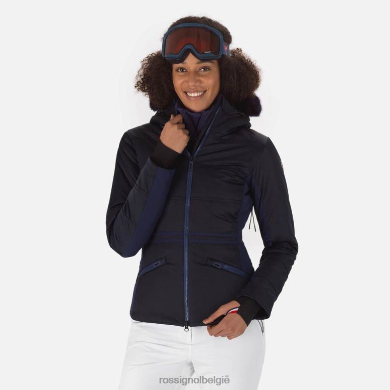 vrouwen roc ski-jas donkermarine toppen Rossignol NF00D1059