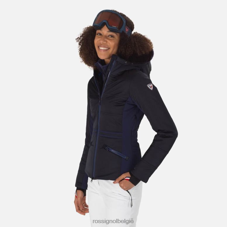 vrouwen roc ski-jas donkermarine toppen Rossignol NF00D1059