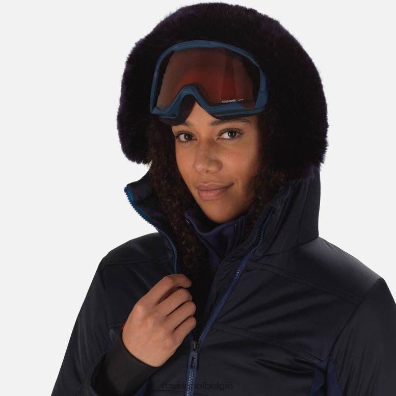 vrouwen roc ski-jas donkermarine toppen Rossignol NF00D1059