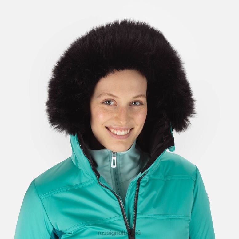 vrouwen roc ski-jas turkoois toppen Rossignol NF00D1025