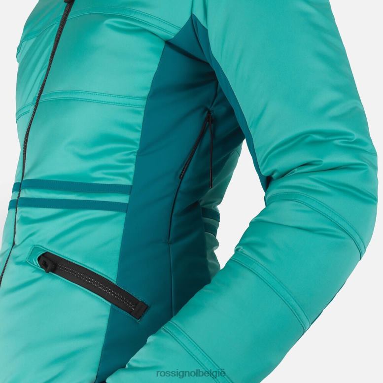 vrouwen roc ski-jas turkoois toppen Rossignol NF00D1025