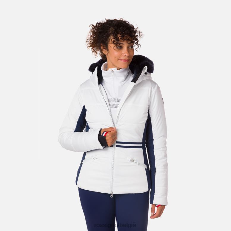 vrouwen roc ski-jas wit toppen Rossignol NF00D1002