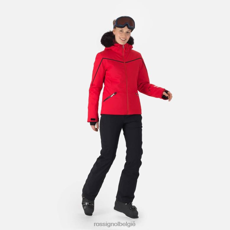 vrouwen ski jas sportrood toppen Rossignol NF00D798
