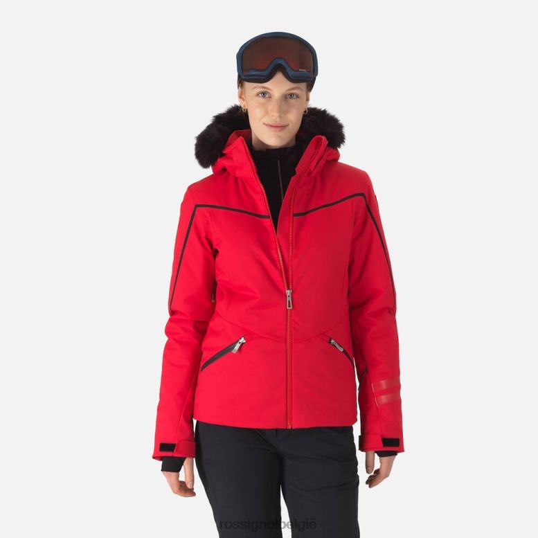 vrouwen ski jas sportrood toppen Rossignol NF00D798