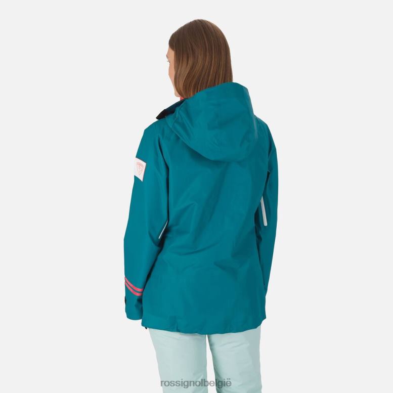 vrouwen ski-jas van atelier donkersmaragd toppen Rossignol NF00D1117