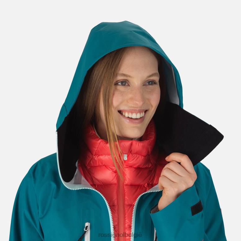 vrouwen ski-jas van atelier donkersmaragd toppen Rossignol NF00D1117