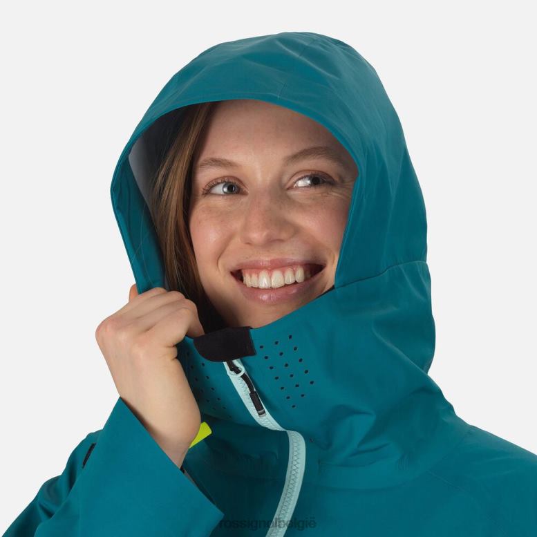 vrouwen ski-jas van atelier donkersmaragd toppen Rossignol NF00D1117
