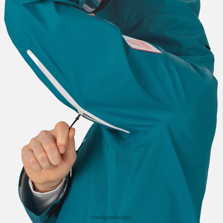 vrouwen ski-jas van atelier donkersmaragd toppen Rossignol NF00D1117