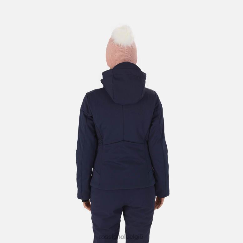vrouwen softshell platte ski-jas donker marine toppen Rossignol NF00D780