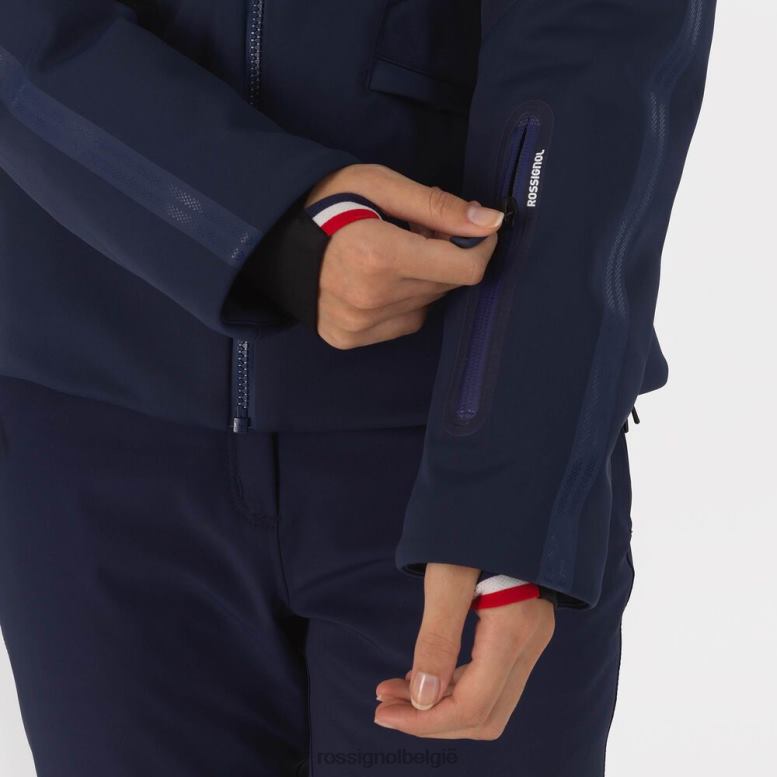vrouwen softshell platte ski-jas donker marine toppen Rossignol NF00D780
