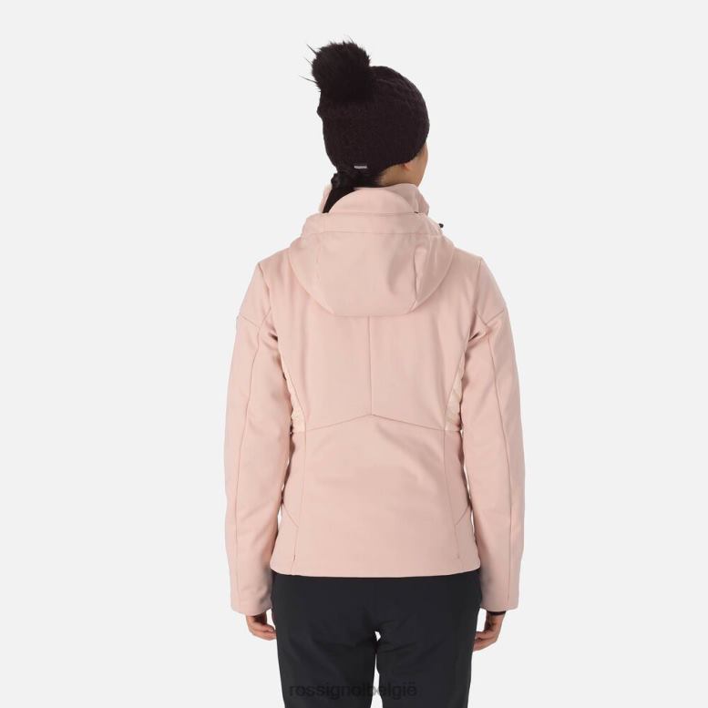 vrouwen softshell platte ski-jas poeder roze toppen Rossignol NF00D799