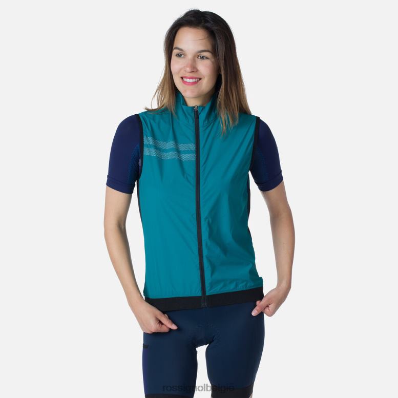 vrouwen lichtgewicht ademend vest donkersmaragd toppen Rossignol NF00D998
