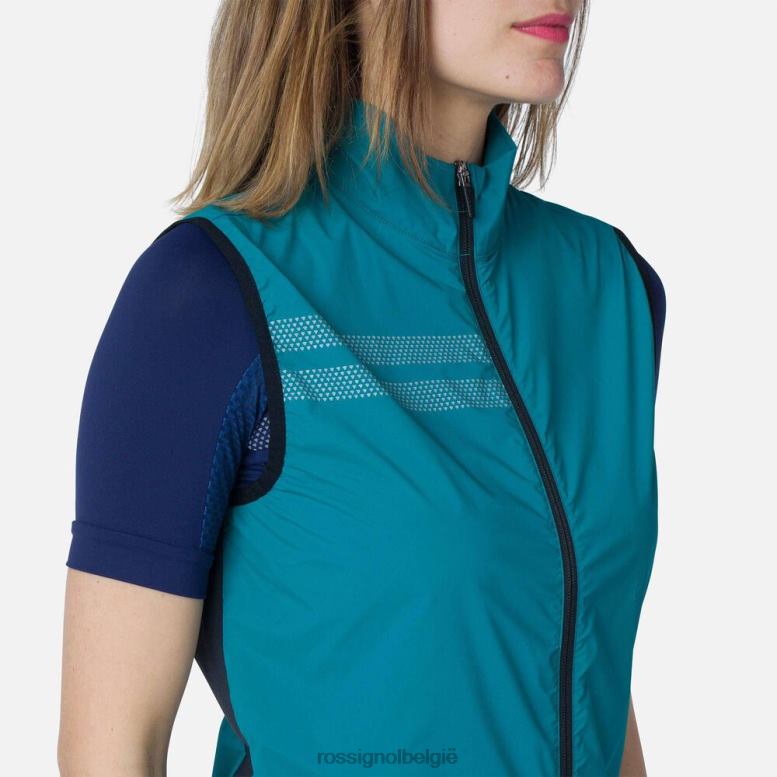 vrouwen lichtgewicht ademend vest donkersmaragd toppen Rossignol NF00D998