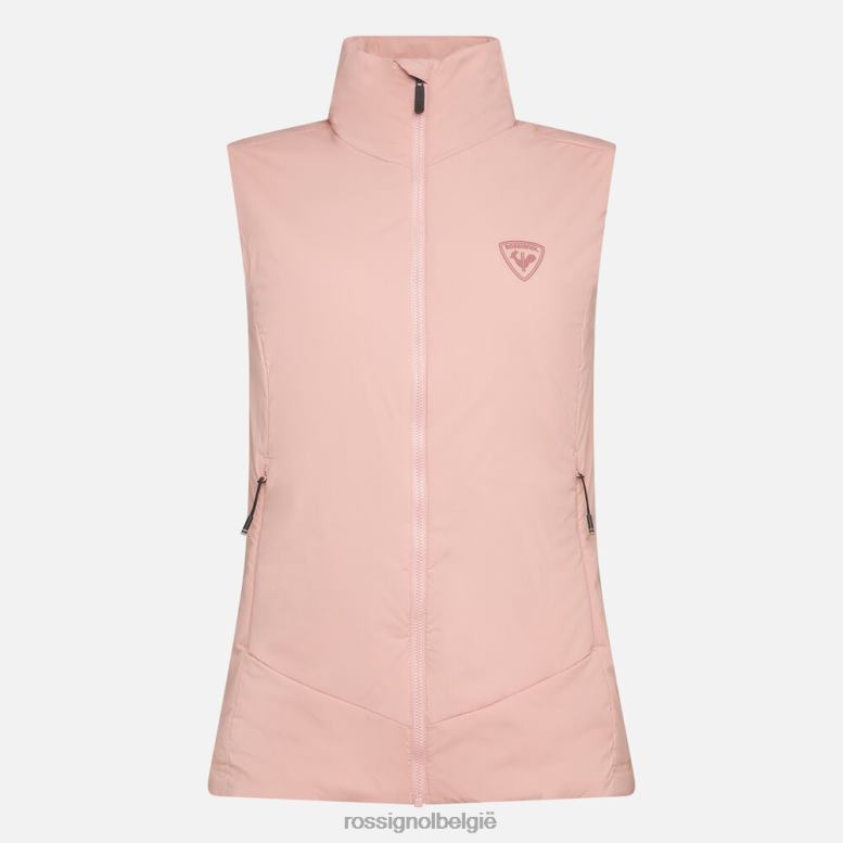 vrouwen vest aan de zijkant pastelroze toppen Rossignol NF00D899