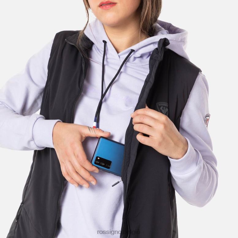vrouwen vest aan de zijkant zwart toppen Rossignol NF00D830
