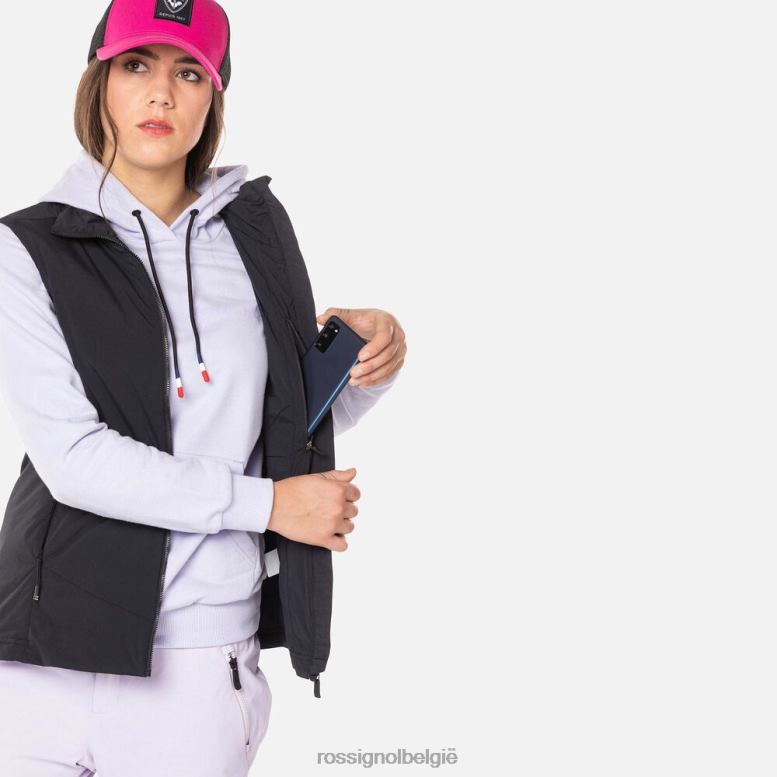 vrouwen vest aan de zijkant zwart toppen Rossignol NF00D830