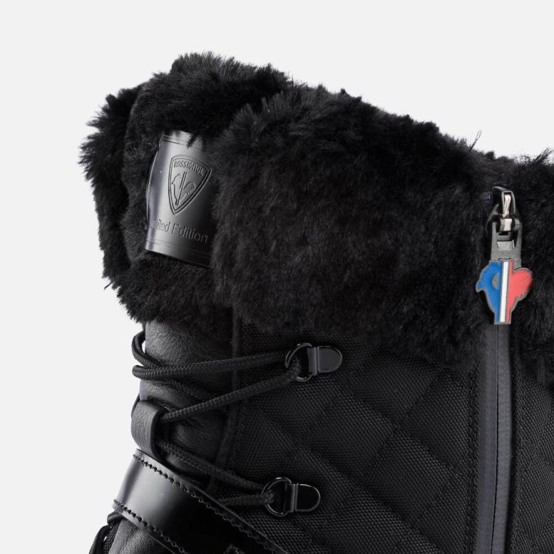 vrouwen Laarzen uit de Megeve-editie uit 1907 zwart schoenen Rossignol NF00D741