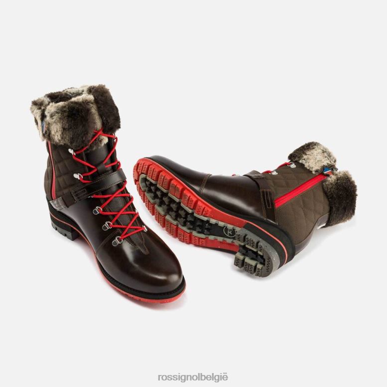 vrouwen Megeve-laarzen uit 1907 bruin schoenen Rossignol NF00D773