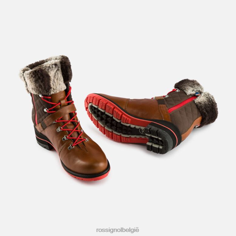 vrouwen Megeve-laarzen uit 1907 kameel schoenen Rossignol NF00D770