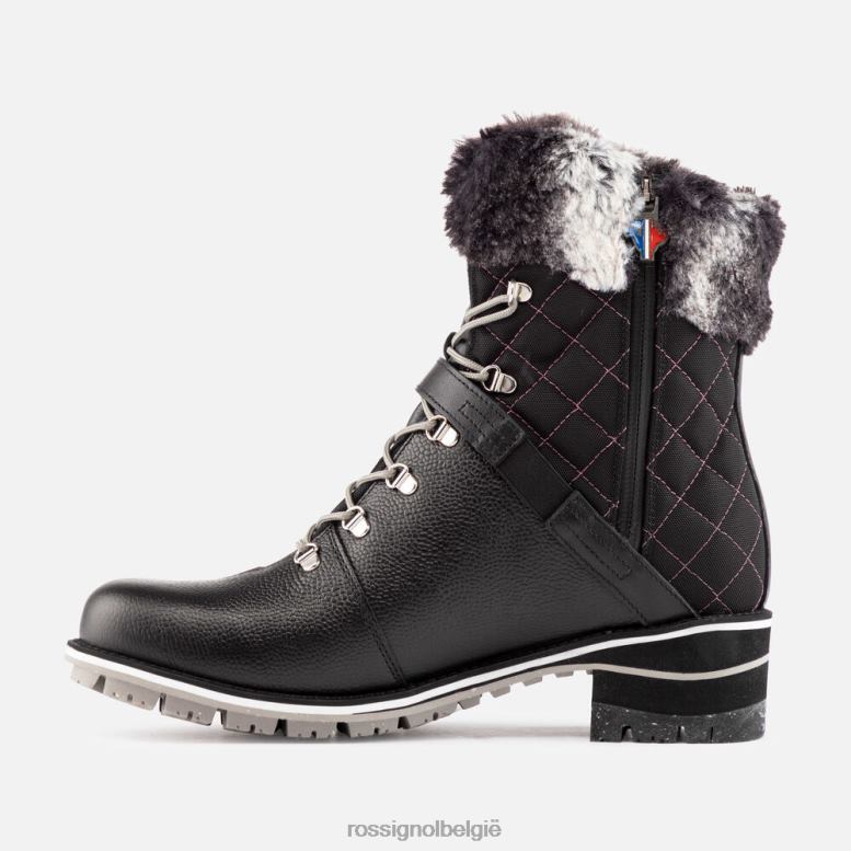 vrouwen Megeve-laarzen uit 1907 zwart schoenen Rossignol NF00D1057