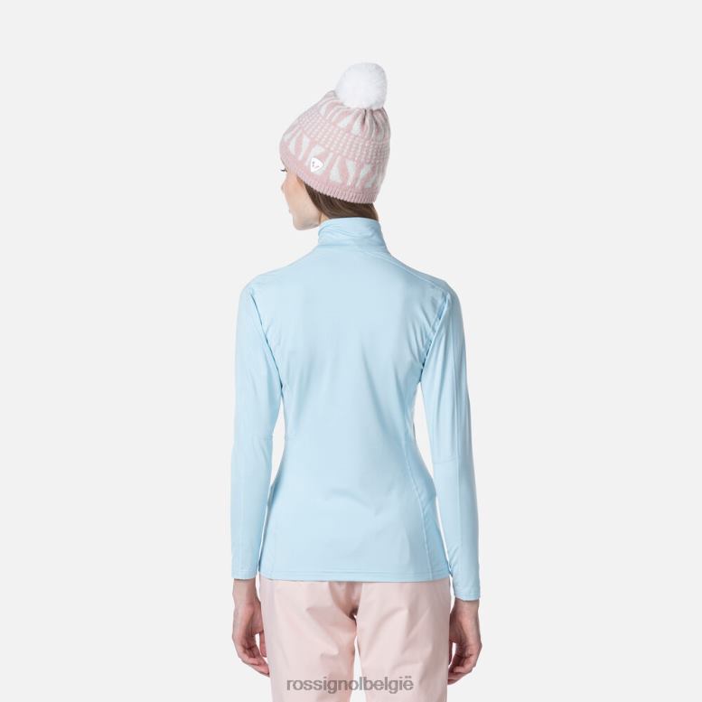 vrouwen Klassiek basislaagtopje met halve rits gletsjer toppen Rossignol NF00D1058