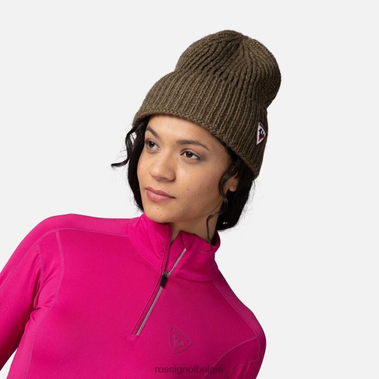 vrouwen Klassiek basislaagtopje met halve rits orchideeroze toppen Rossignol NF00D1014