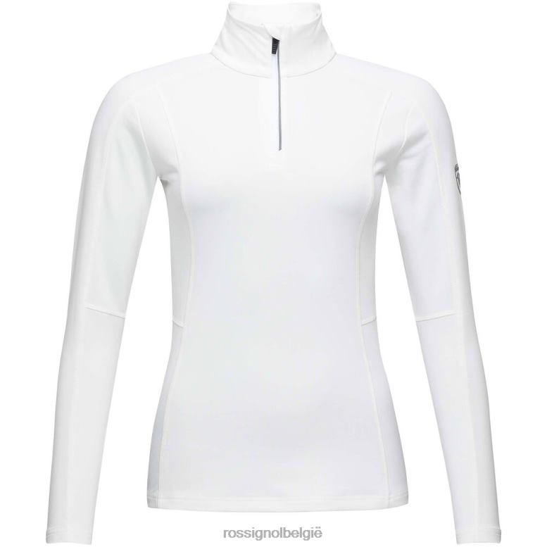 vrouwen klassieke 1/2 ritslaag wit toppen Rossignol NF00D982