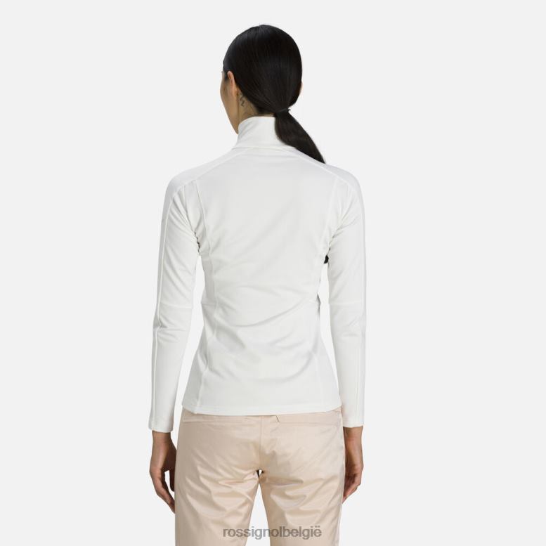 vrouwen klassieke 1/2 ritslaag wit toppen Rossignol NF00D982