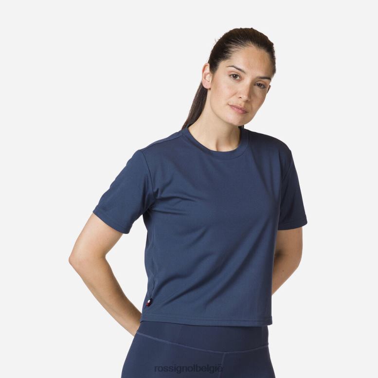 vrouwen actieve tee donker marine toppen Rossignol NF00D906