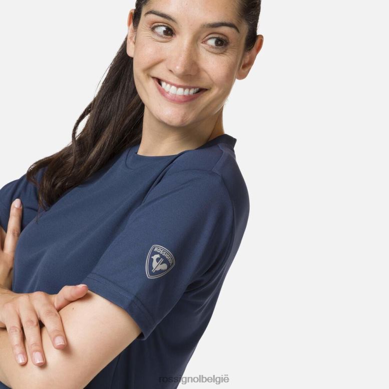 vrouwen actieve tee donker marine toppen Rossignol NF00D906