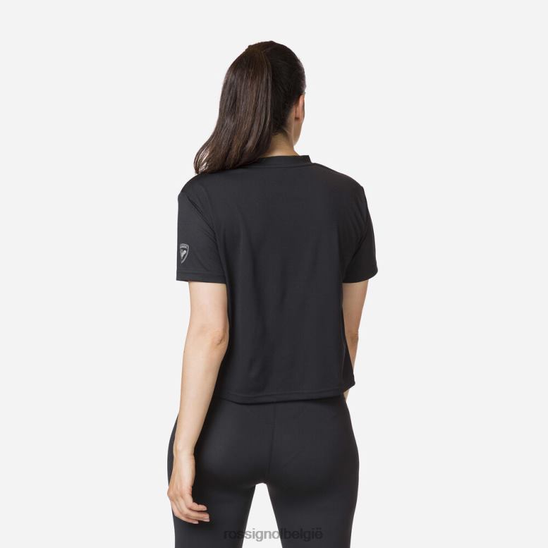 vrouwen actieve tee zwart toppen Rossignol NF00D861