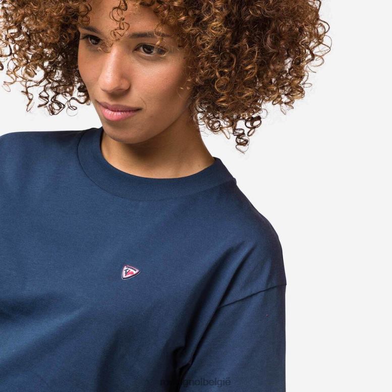 vrouwen crop-t-shirt donkermarine toppen Rossignol NF00D919
