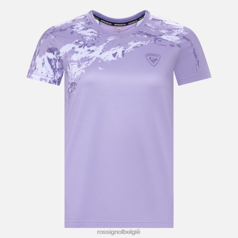 vrouwen lichtgewicht T-shirt lavendelgrijs toppen Rossignol NF00D764