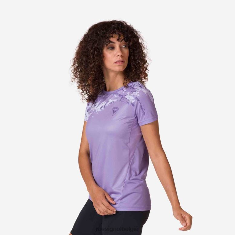 vrouwen lichtgewicht T-shirt lavendelgrijs toppen Rossignol NF00D764