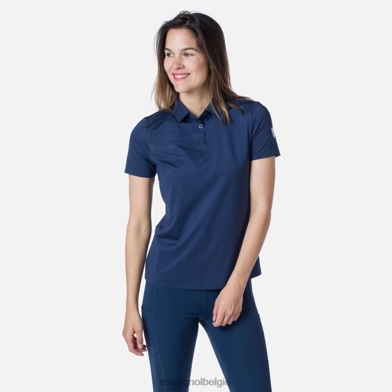vrouwen lichtgewicht ademend poloshirt donkermarine toppen Rossignol NF00D693