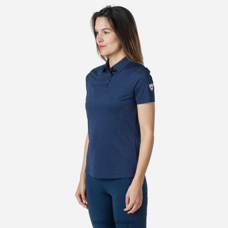 vrouwen lichtgewicht ademend poloshirt donkermarine toppen Rossignol NF00D693