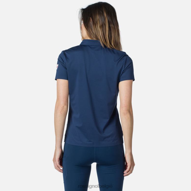 vrouwen lichtgewicht ademend poloshirt donkermarine toppen Rossignol NF00D693